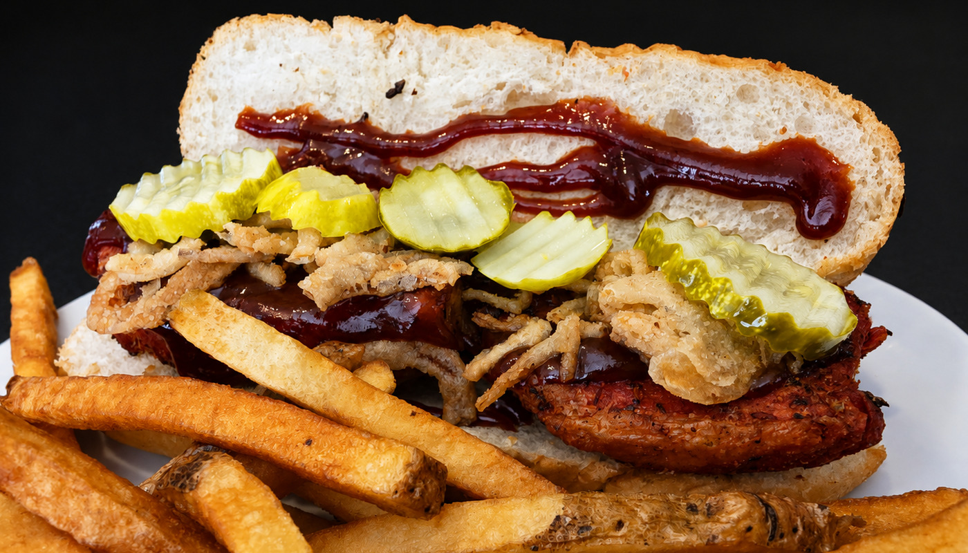 The Chopinator sandwich with house-cut fries