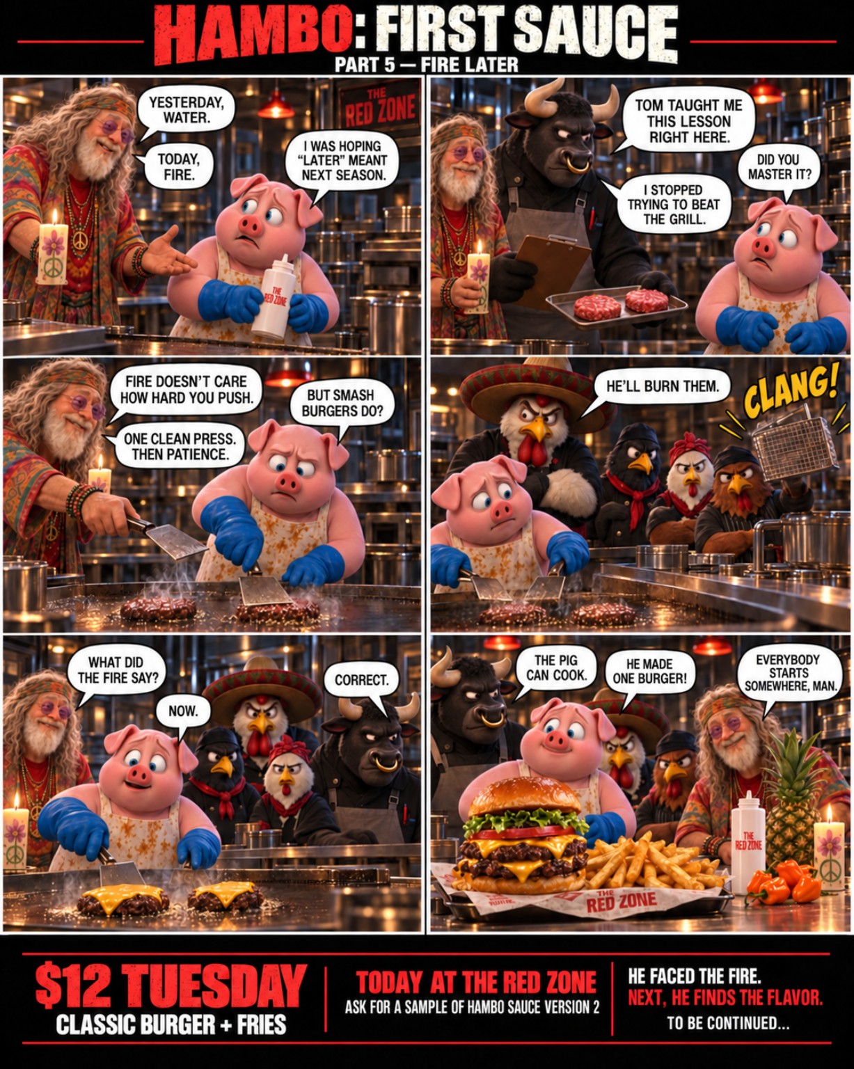 Hambo: First Sauce Part 5 — Fire Later